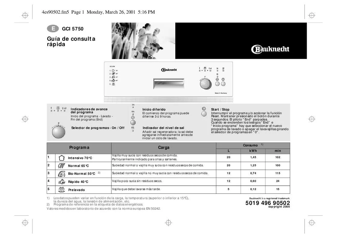 Mode d'emploi WHIRLPOOL GCI 5750 W-AL