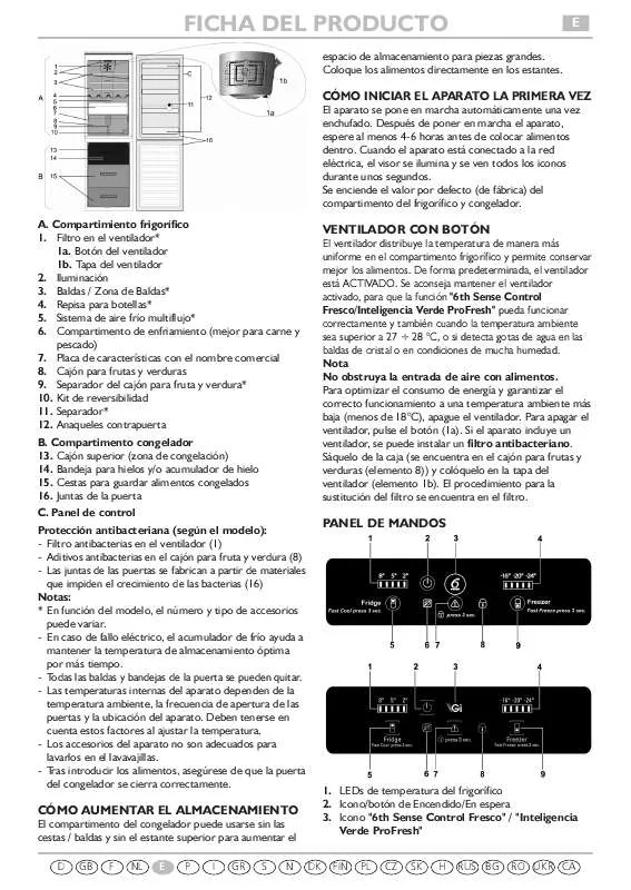 Mode d'emploi WHIRLPOOL KGE 5392 A3 FRESH PT