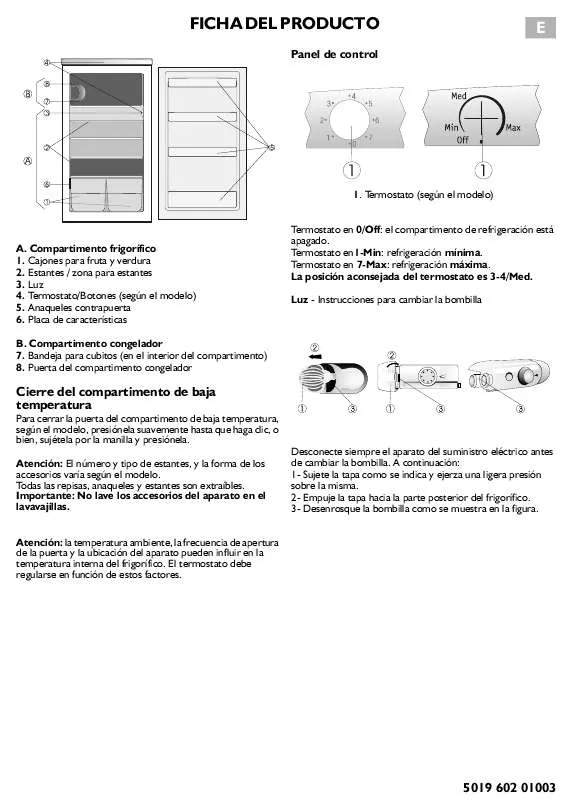 Mode d'emploi WHIRLPOOL KVA 170 OPTIMA