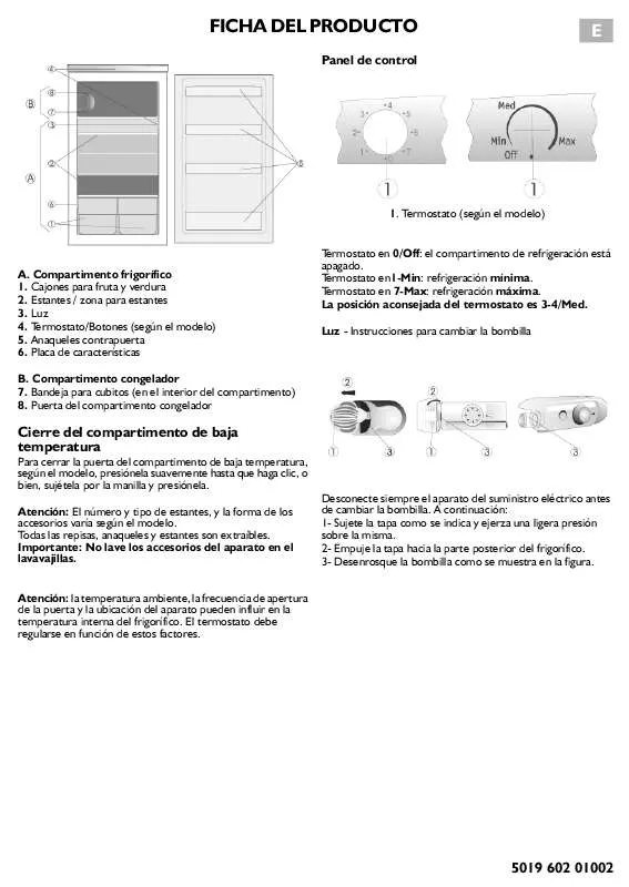 Mode d'emploi WHIRLPOOL KVA 185 OPTIMA