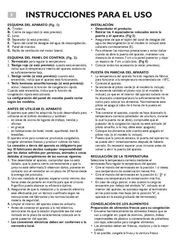 Mode d'emploi WHIRLPOOL PFH 312 A