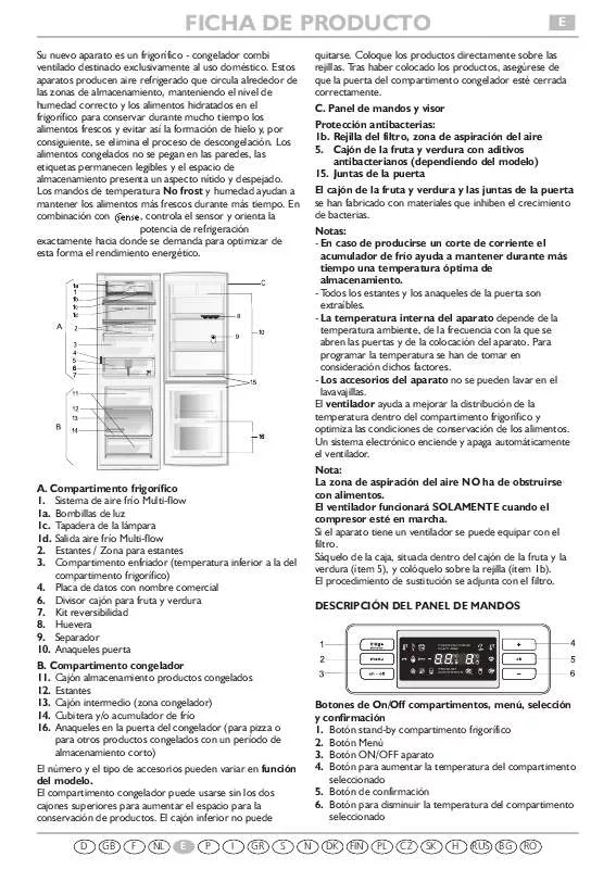 Mode d'emploi WHIRLPOOL WBC3546 A FCW