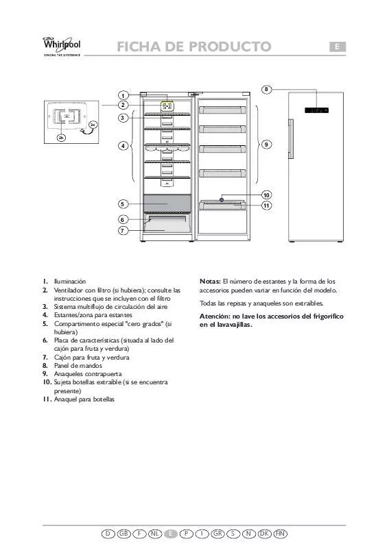 Mode d'emploi WHIRLPOOL WME1897 DFC W