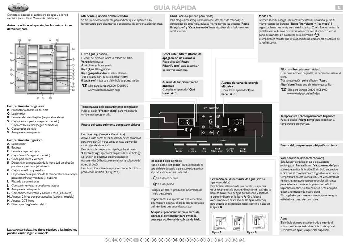 Mode d'emploi WHIRLPOOL WSF5574 A IX