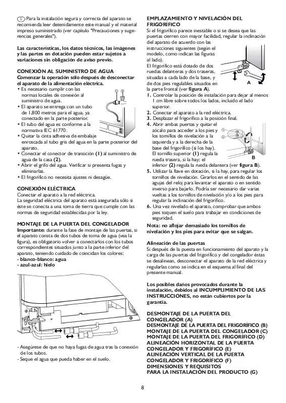 Mode d'emploi WHIRLPOOL WSG5588 A W