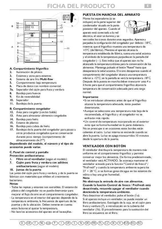 Mode d'emploi WHIRLPOOL WTC37462 A NFCX