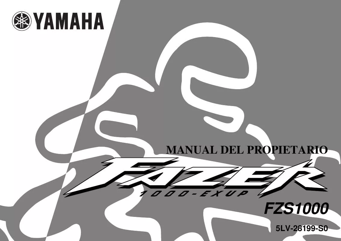 Mode d'emploi YAMAHA FZS1000-2001