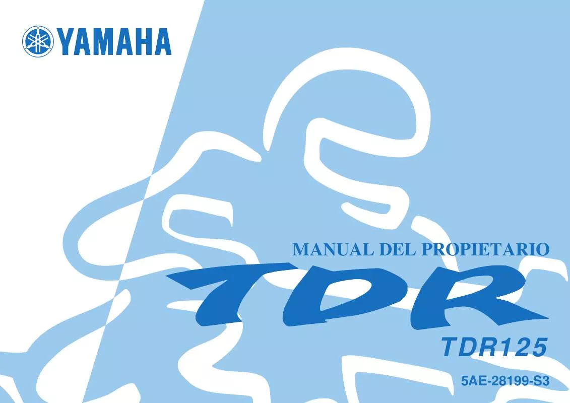Mode d'emploi YAMAHA TDR125-2000