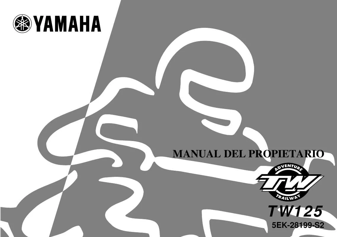 Mode d'emploi YAMAHA TW125-2001