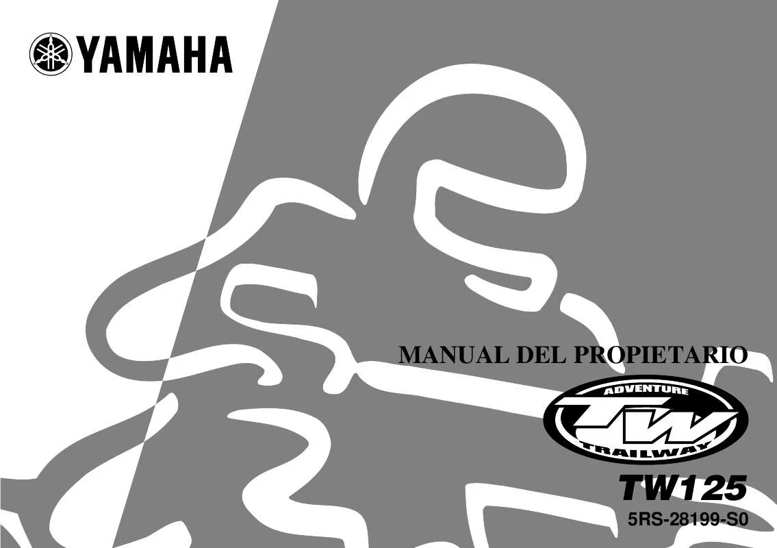 Mode d'emploi YAMAHA TW125-2002