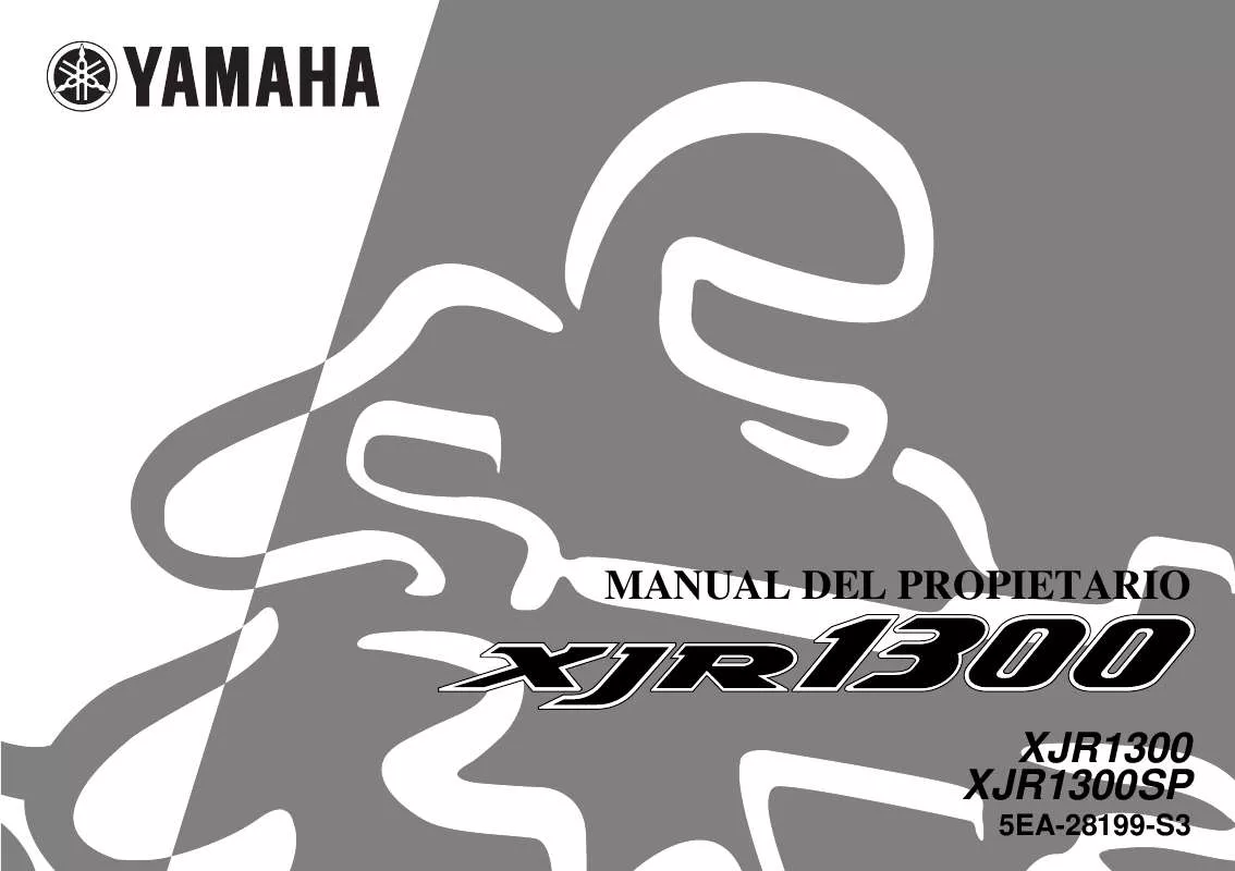 Mode d'emploi YAMAHA XJR1300-2001